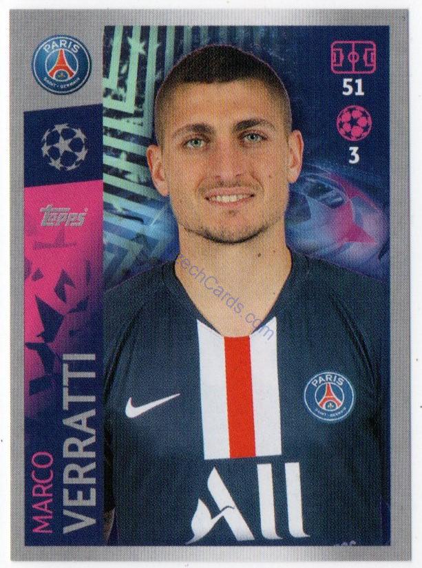 Marco Verratti 2019/20 Topps sticker #376