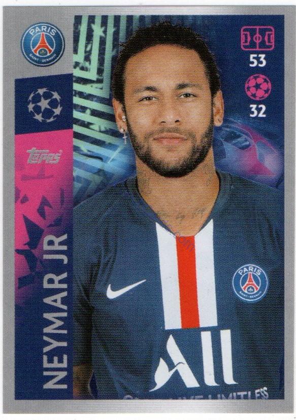 Neymar Jr. 2019/20 Topps sticker #381
