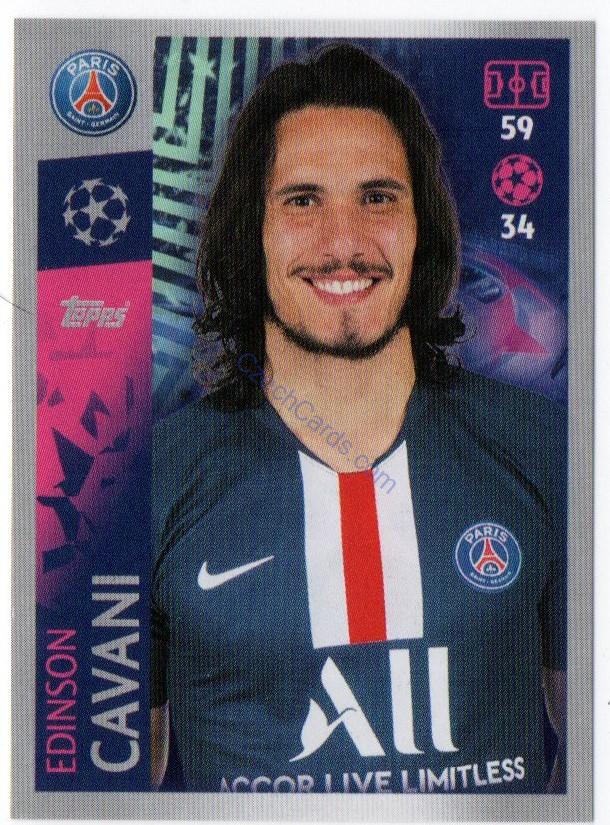 Edinson Cavani 2019/20 Topps sticker #383