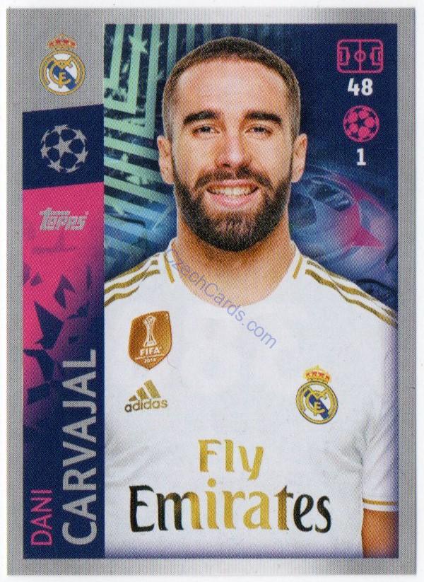 Dani Carvajal 2019/20 Topps sticker #388
