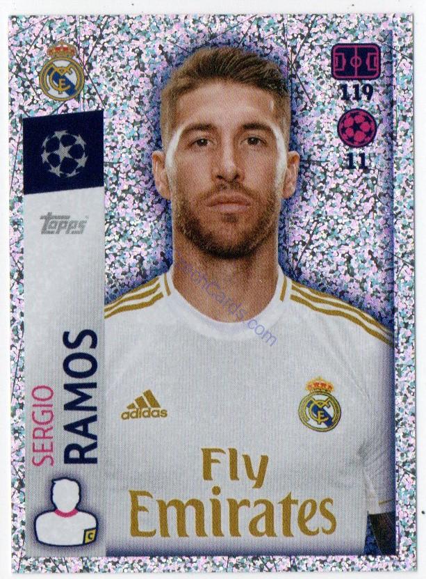 Sergio Ramos 2019/20 Topps sticker #390