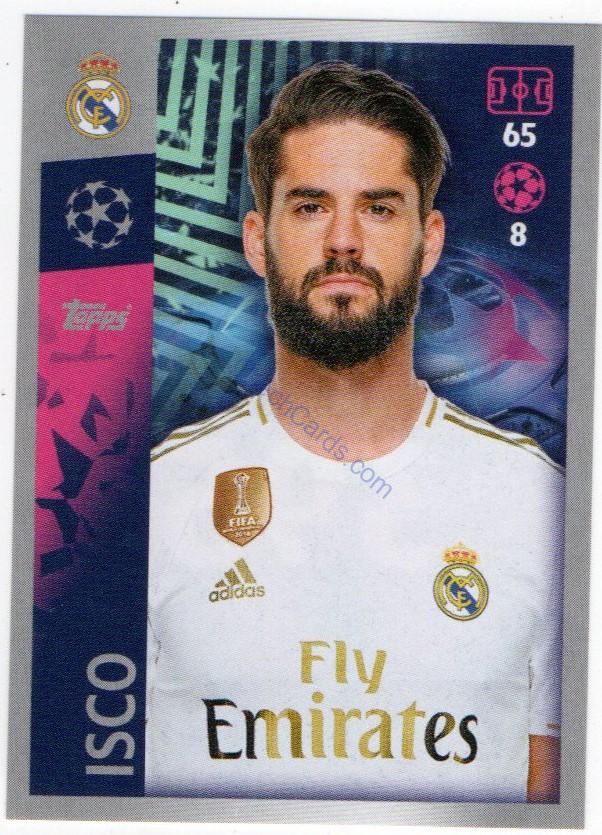 Isco 2019/20 Topps sticker #395
