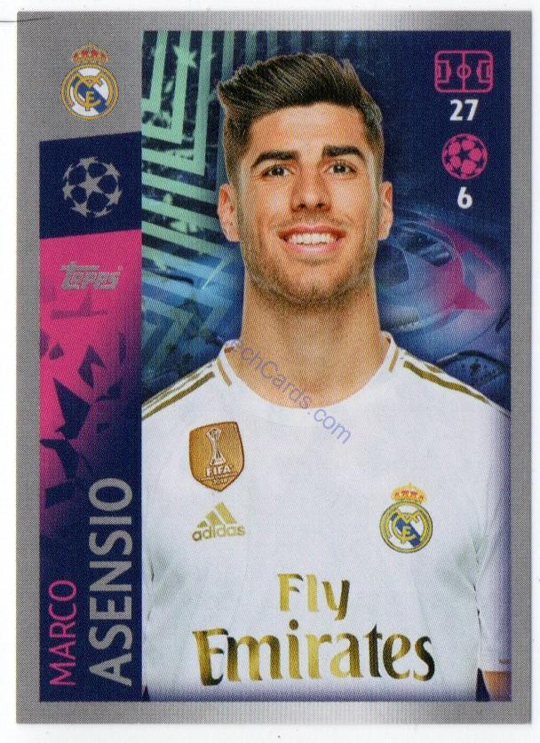 Marco Asensio 2019/20 Topps sticker #398