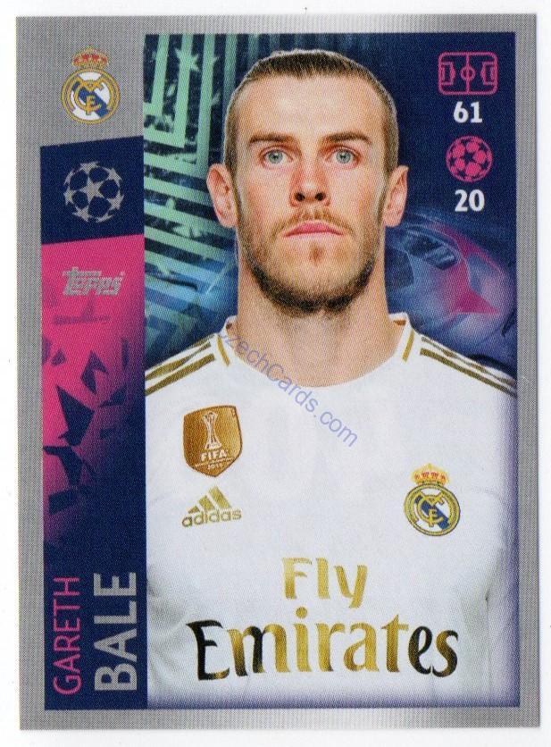Gareth Bale 2019/20 Topps sticker #400