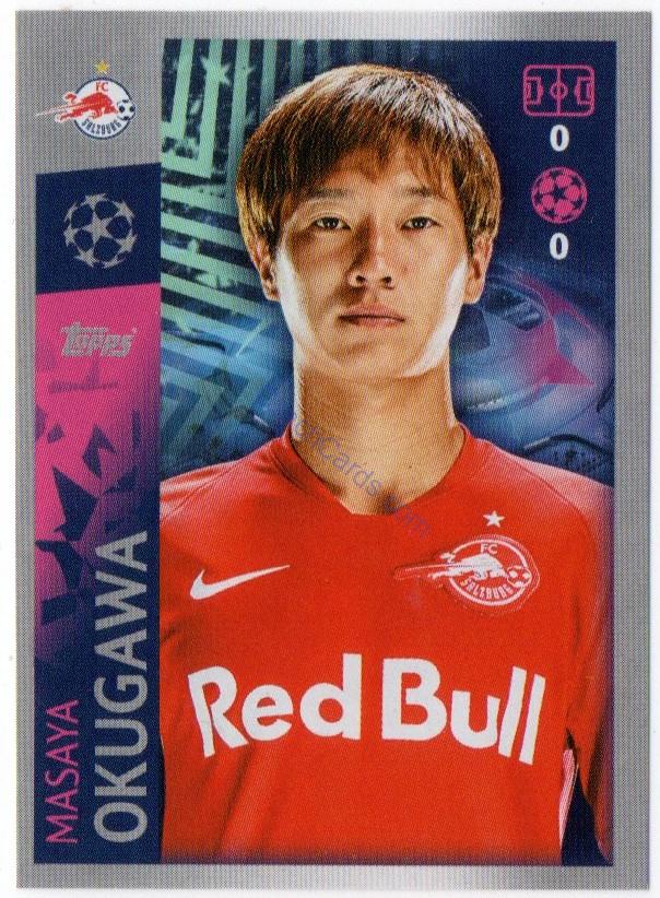 Masaya Okugawa 2019/20 Topps sticker #417