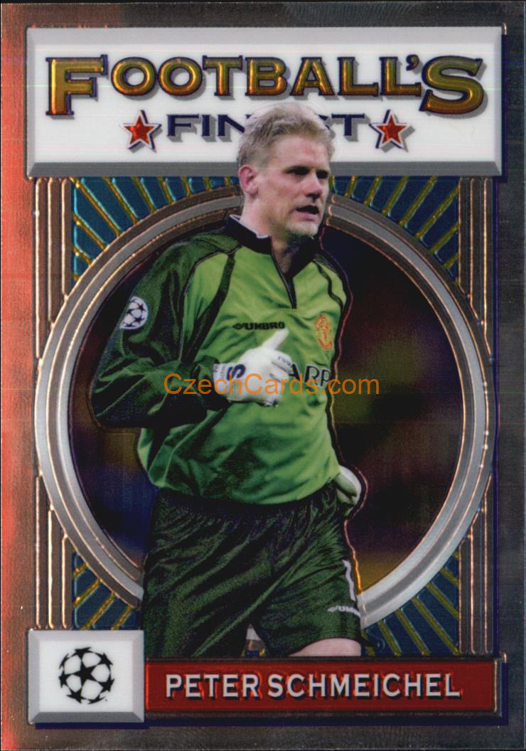 Peter Schmeichel 2021/22 Topps Finest Flashbacks UEFA #15