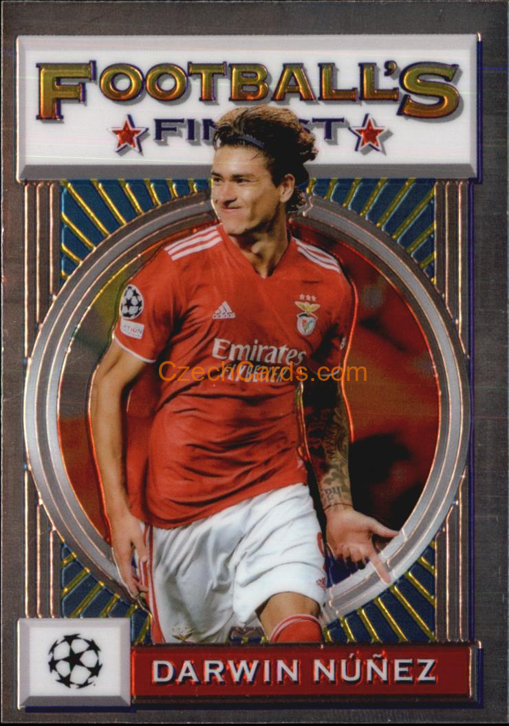 Darwin Núñez 2021/22 Topps Finest Flashbacks UEFA #22