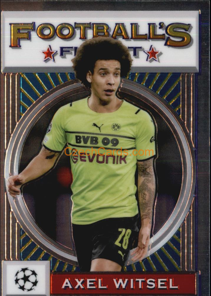 Axel Witsel 2021/22 Topps Finest Flashbacks UEFA #34