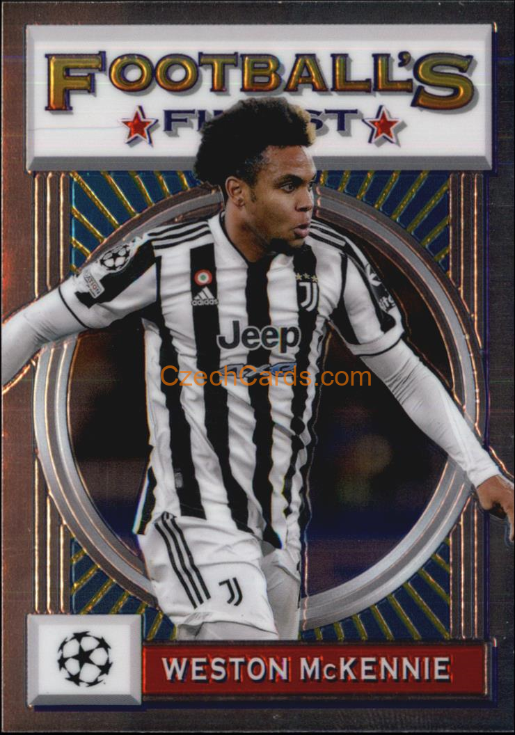 Weston McKennie 2021/22 Topps Finest Flashbacks UEFA #41