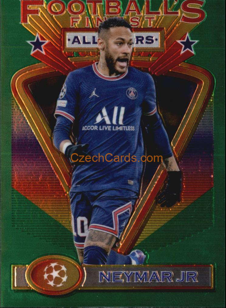 Neymar Jr 2021/22 Topps Finest Flashbacks UEFA #64