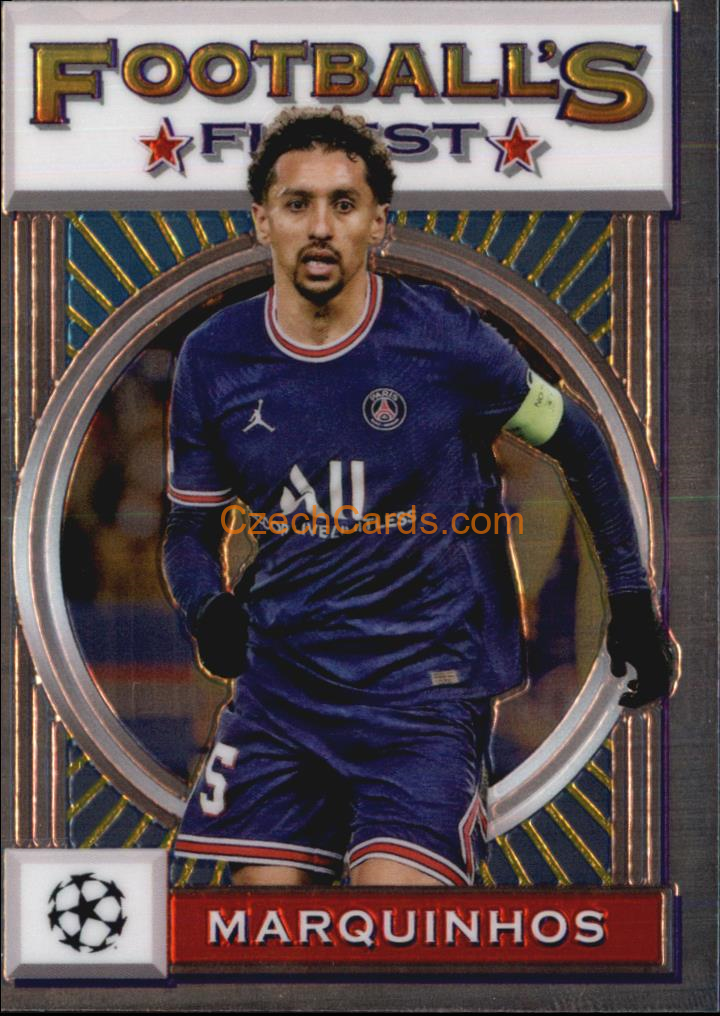 Marquinhos 2021/22 Topps Finest Flashbacks UEFA #66
