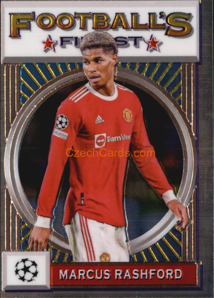 Marcus Rashford 2021/22 Topps Finest Flashbacks UEFA #82