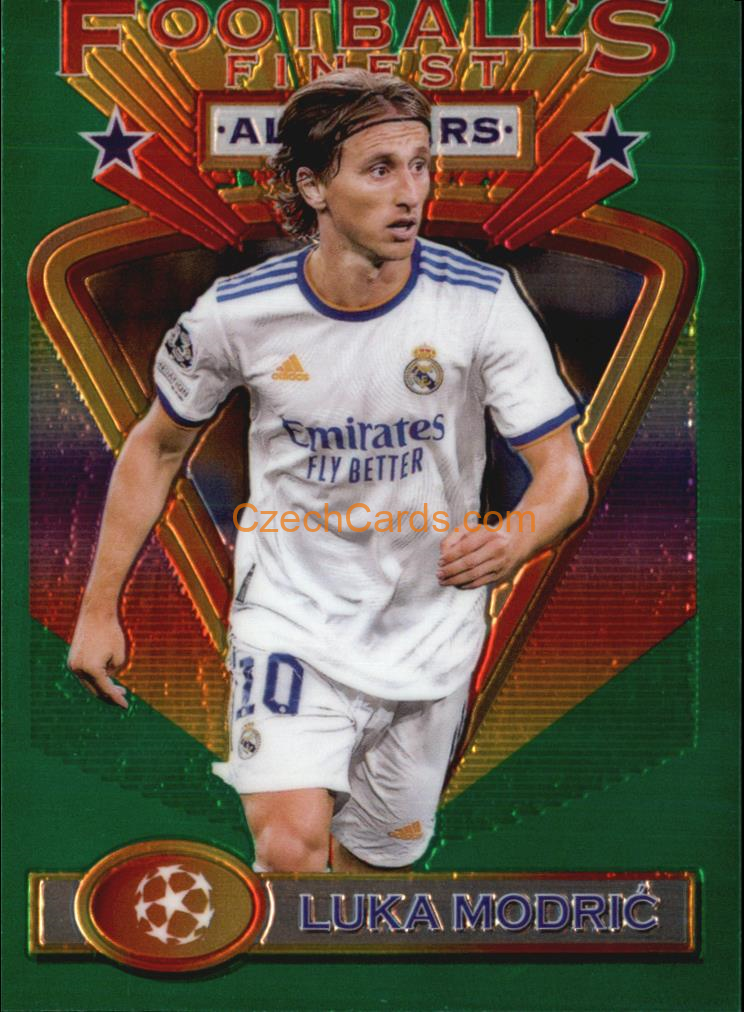 Luka Modrić 2021/22 Topps Finest Flashbacks UEFA #87