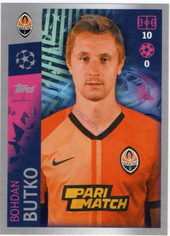 Bohdan Butko 2019/20 Topps sticker #428