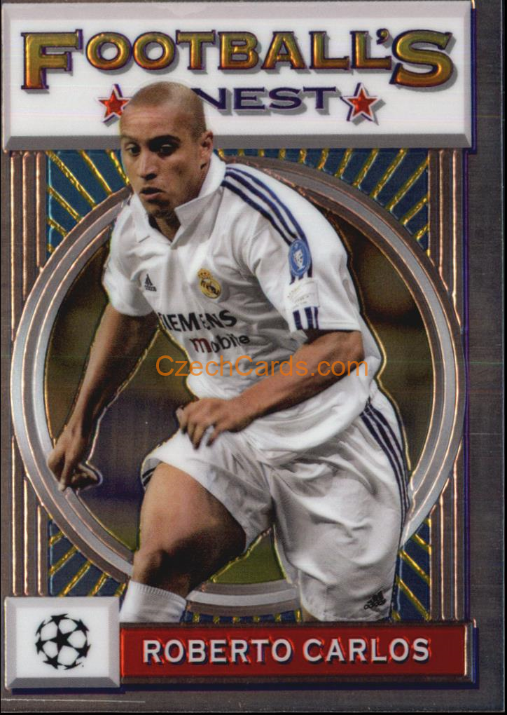 Roberto Carlos 2021/22 Topps Finest Flashbacks UEFA #96