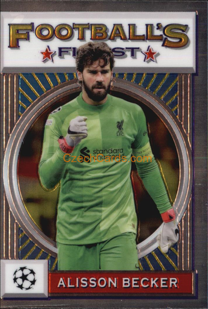 Alisson Becker 2021/22 Topps Finest Flashbacks UEFA #98