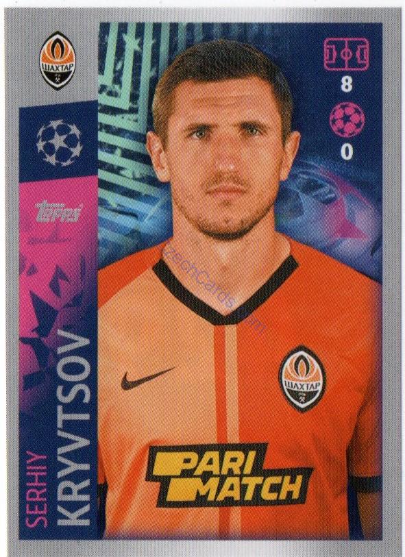 Serhiy Kryvtsov 2019/20 Topps sticker #429