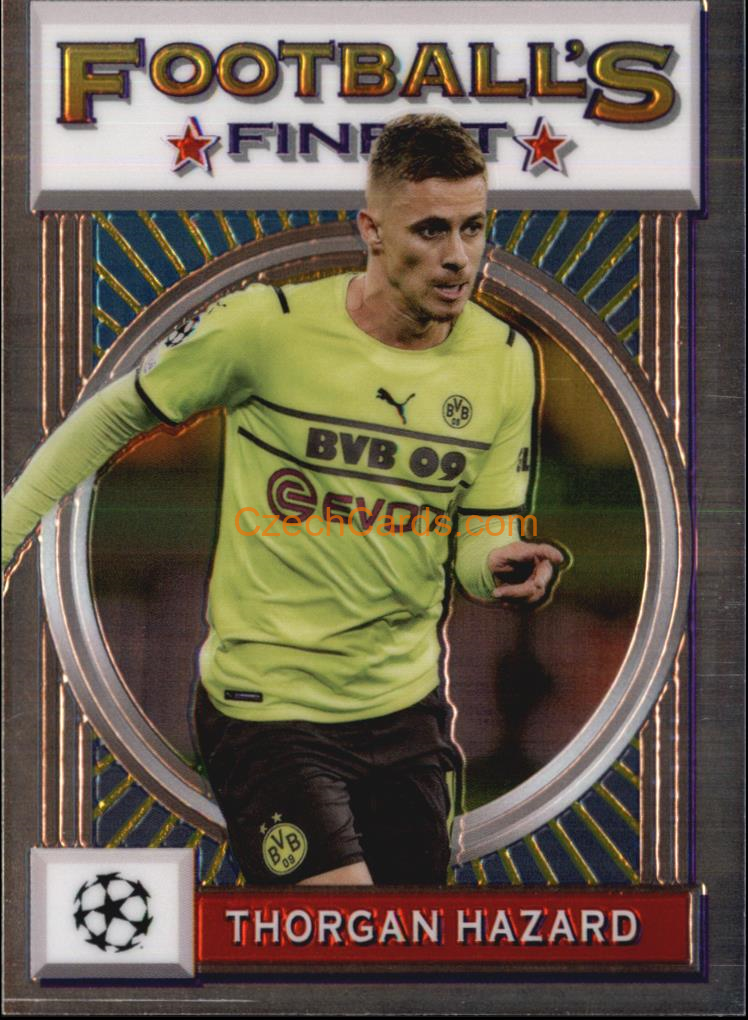 Thorgan Hazard 2021/22 Topps Finest Flashbacks UEFA #116