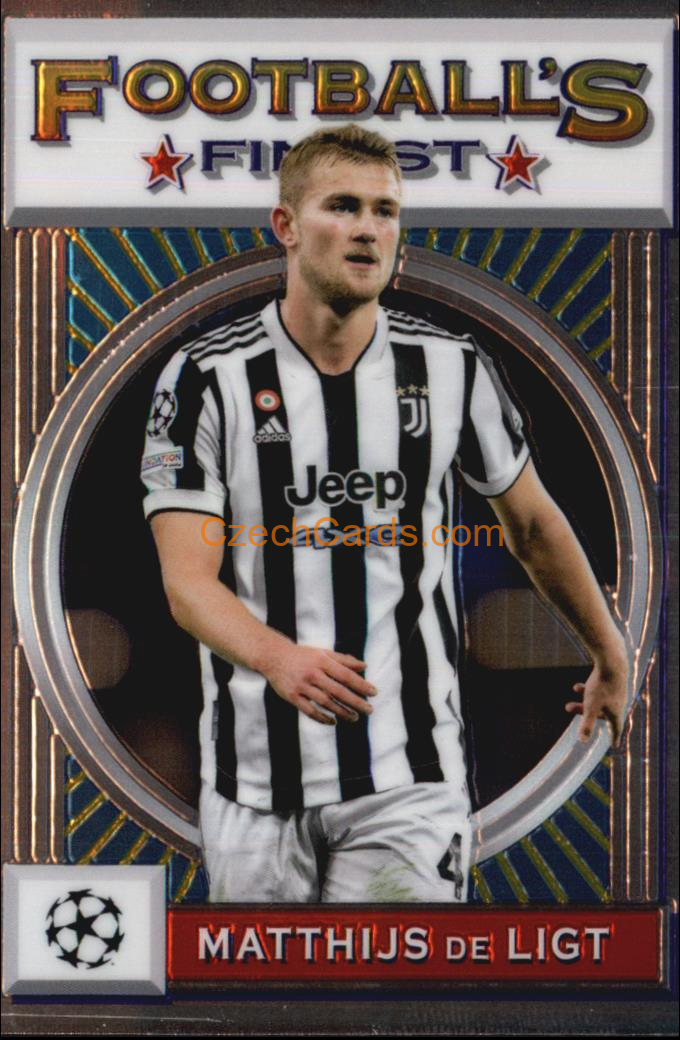 Matthijs de Ligt 2021/22 Topps Finest Flashbacks UEFA #121