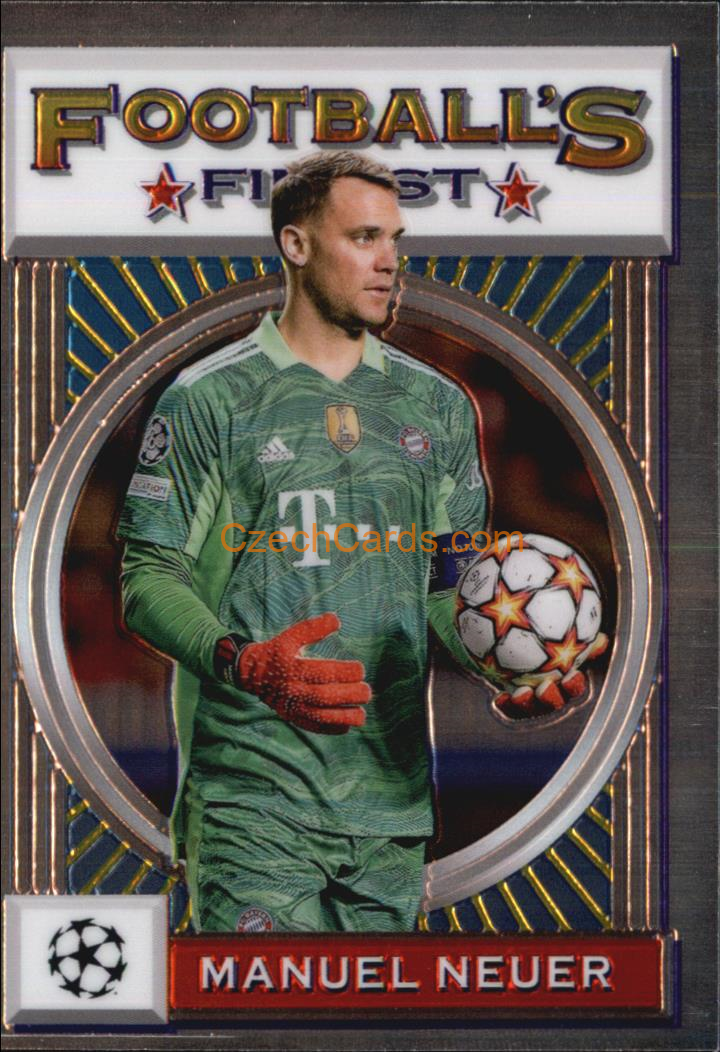 Manuel Neuer 2021/22 Topps Finest Flashbacks UEFA #138