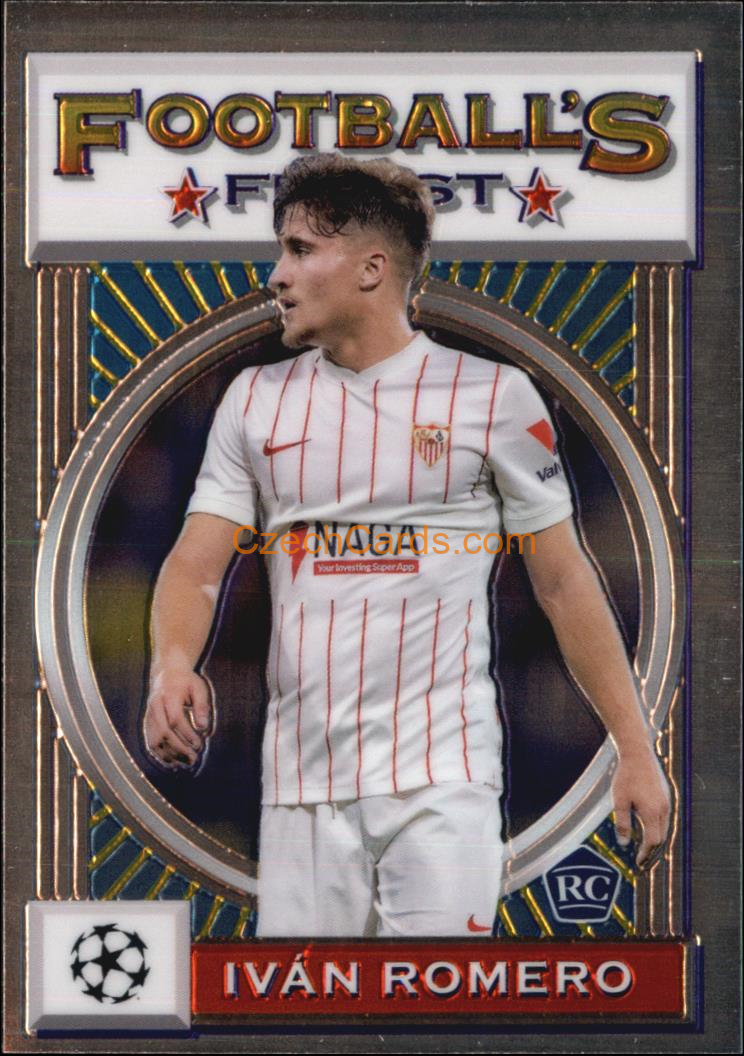 Iván Romero 2021/22 Topps Finest Flashbacks UEFA #181 RC