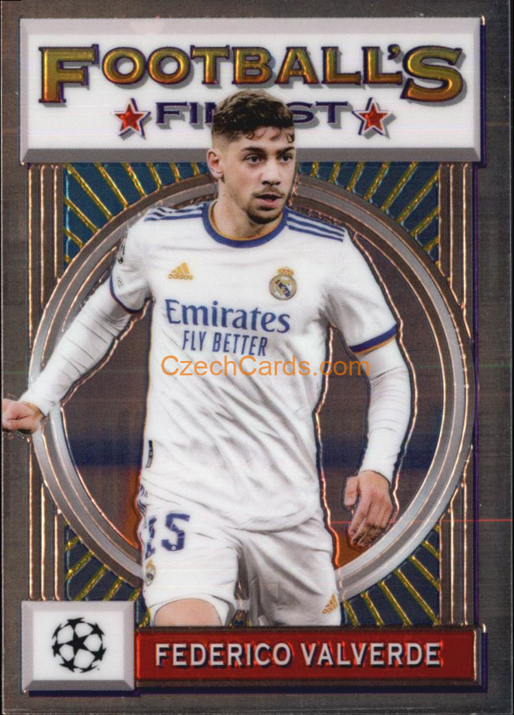 Federico Valverde 2021/22 Topps Finest Flashbacks UEFA #193