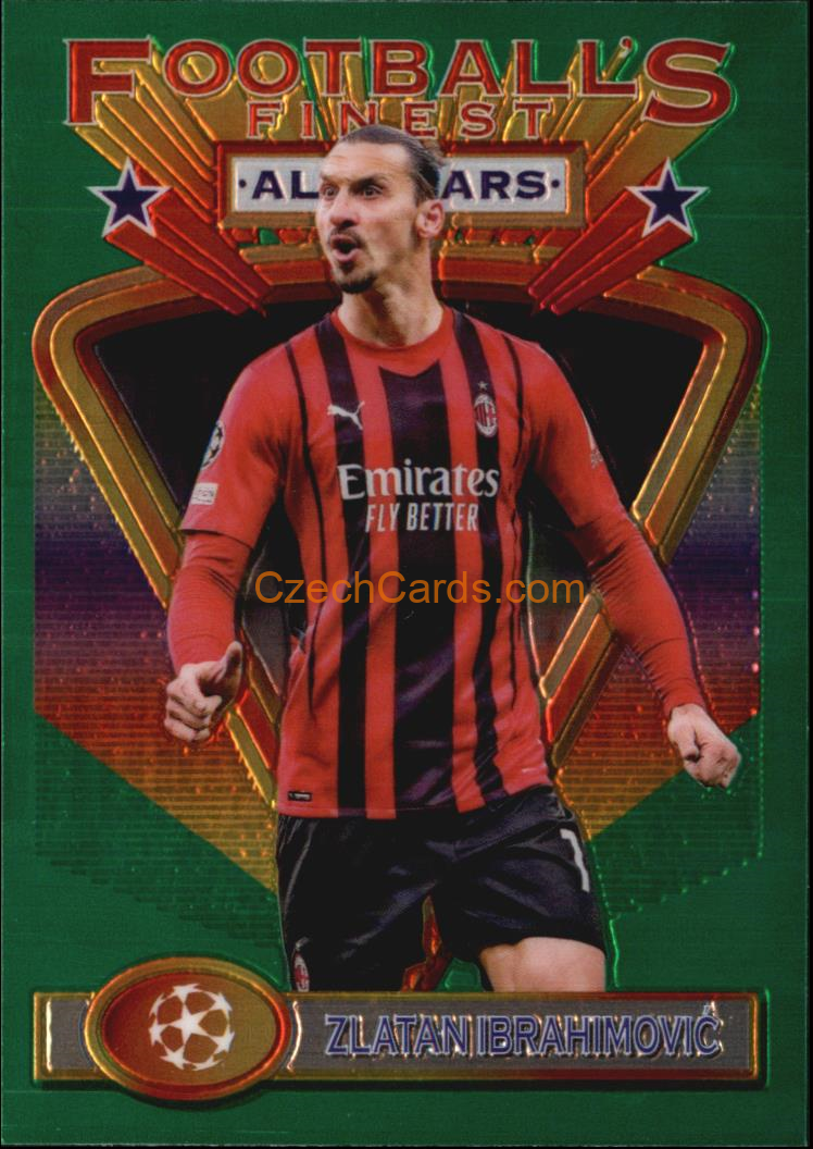 Zlatan Ibrahimović 2021/22 Topps Finest Flashbacks UEFA #199