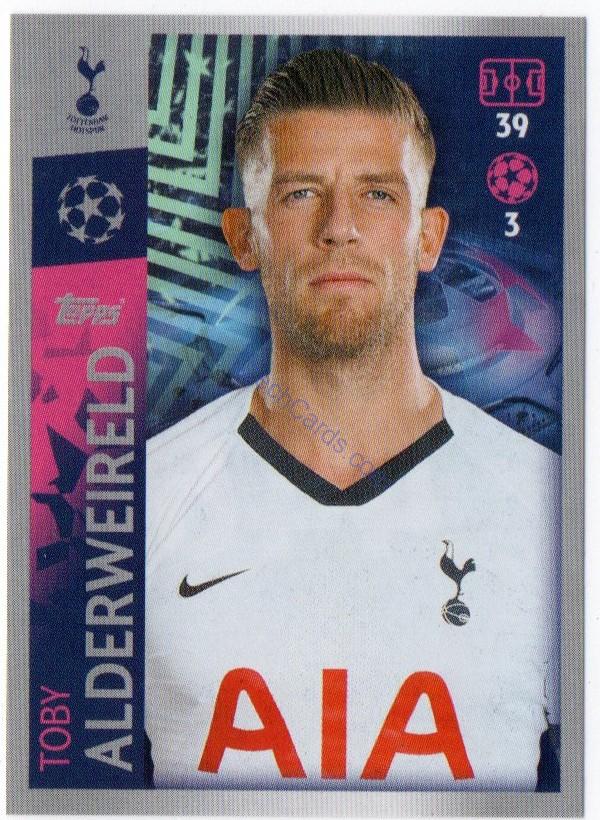 Toby Alderweireld 2019/20 Topps sticker #446