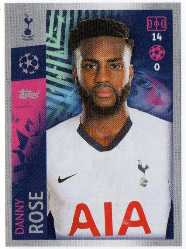 Danny Rose 2019/20 Topps sticker #448