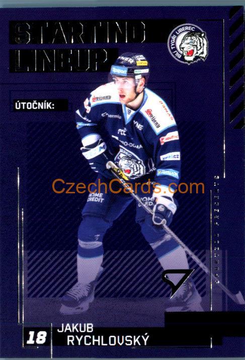 JAKUB RYCHLOVSKÝ 2023/24 SportZoo Tipsport EHL Staring Lineup #SL-36