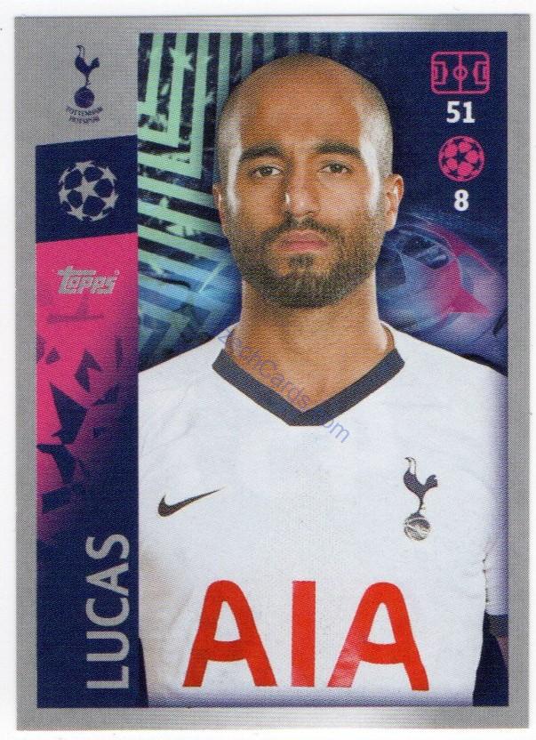 Lucas Moura 2019/20 Topps sticker #457