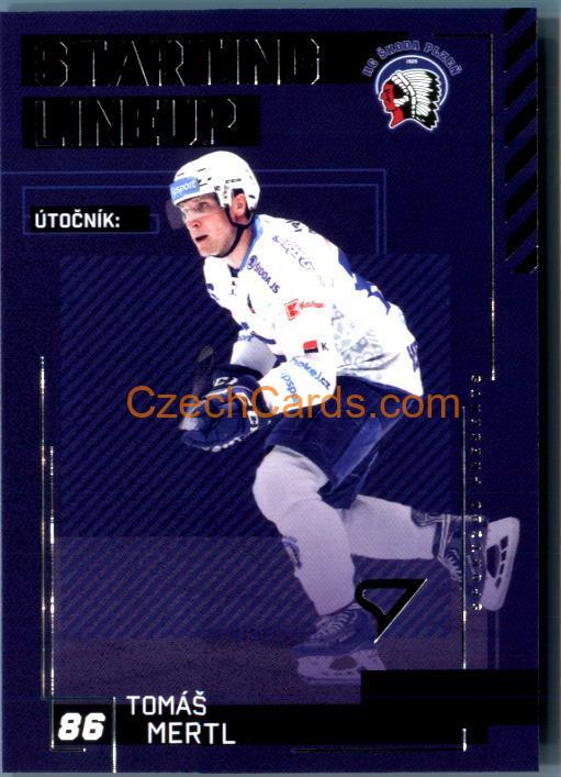 TOMÁŠ MERTL 2023/24 SportZoo Tipsport EHL Staring Lineup #SL-71