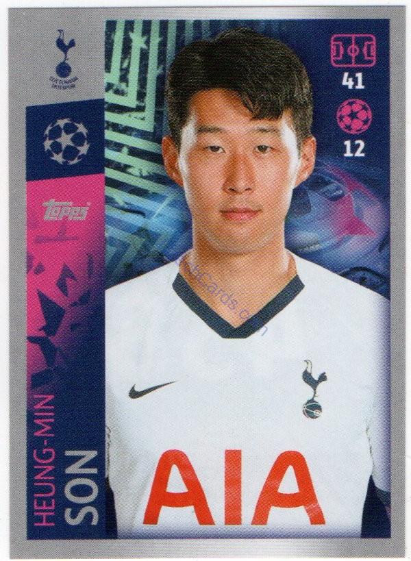 Heung-Min Son 2019/20 Topps sticker #458