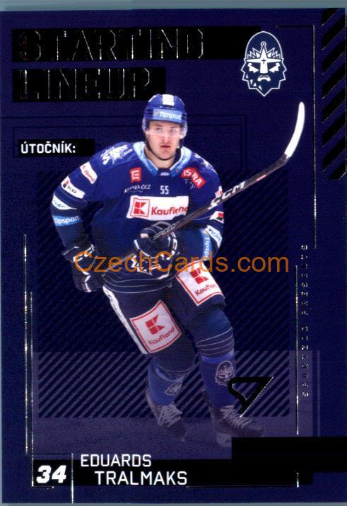 EDUARDS TRALMAKS 2023/24 SportZoo Tipsport EHL Staring Lineup #SL-84