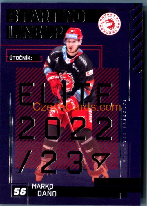 MARKO DAŇO 2023/24 SportZoo Tipsport EHL Staring Lineup #SL-90