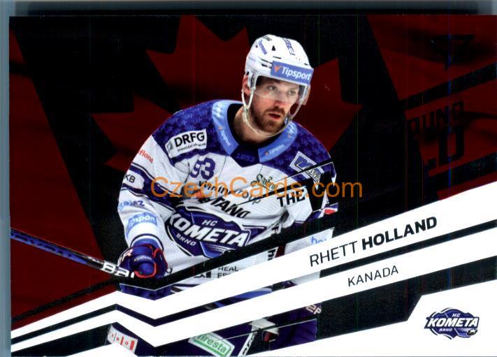 RHETT HOLLAND 2023/24 SportZoo Tipsport EHL Around The World #AW-22