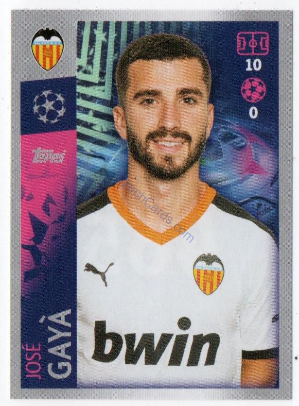 José Gayà 2019/20 Topps sticker #465