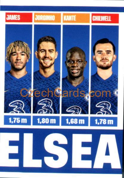 Team photo Chelsea 2/3 2022 Panini Top Class Sticker #19