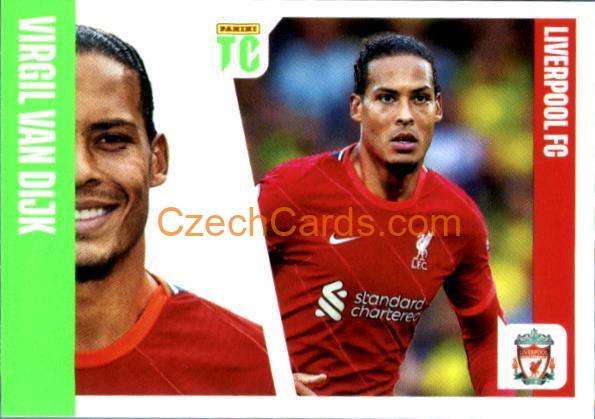 Virgil van Dijk 2022 Panini Top Class Sticker #53