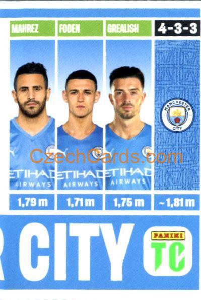 Team photo Manchester City 3/3 2022 Panini Top Class Sticker #68