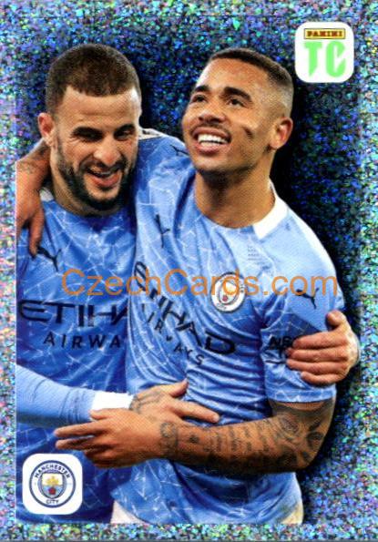 Kyle Walker / Gabriel Jesus 2022 Panini Top Class Sticker foil #69