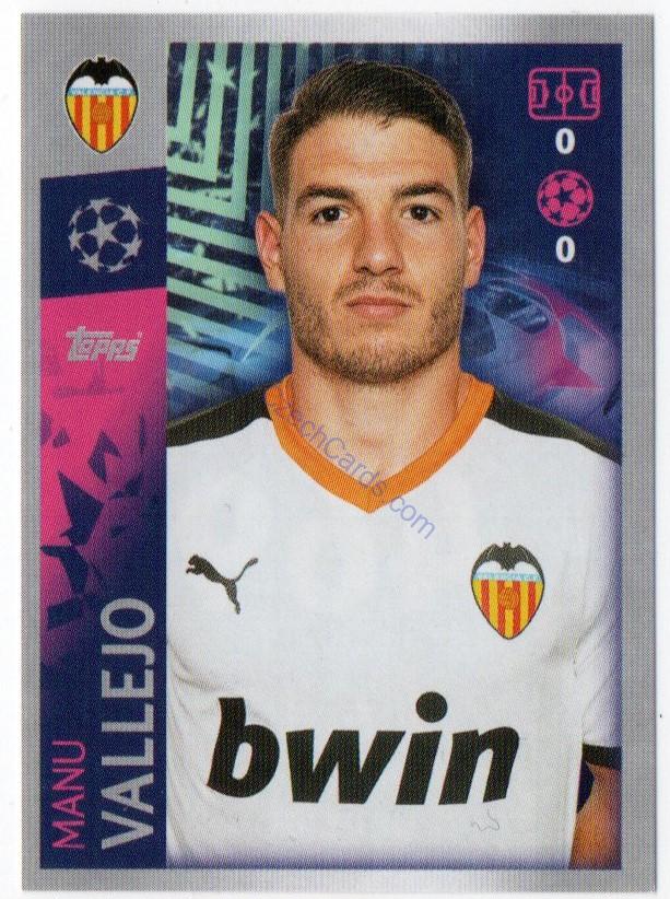 Manu Vallejo 2019/20 Topps sticker #469