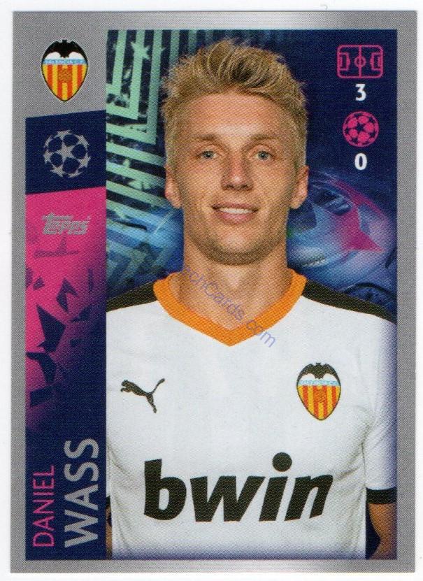 Daniel Wass 2019/20 Topps sticker #471