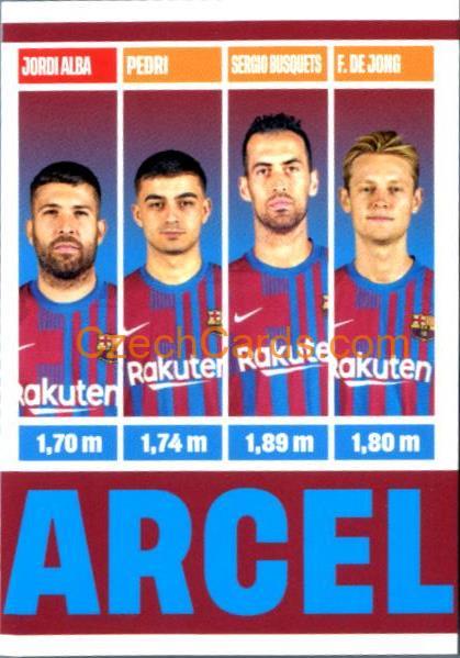 Team photo Barcelona 2/3 2022 Panini Top Class Sticker #139