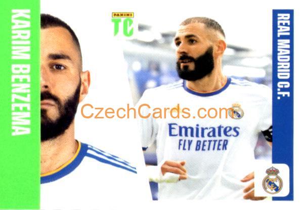 Karim Benzema 2022 Panini Top Class Sticker #184