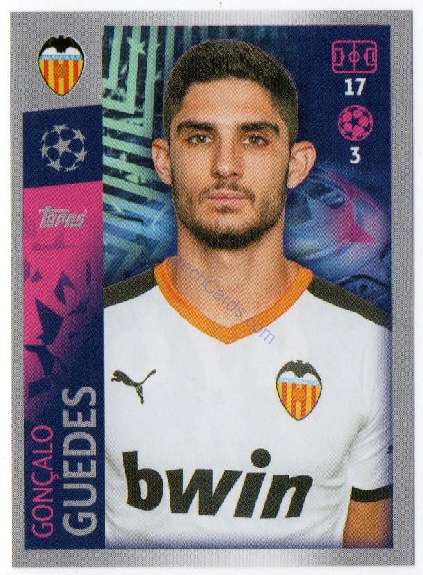 Gonçalo Guedes 2019/20 Topps sticker #476