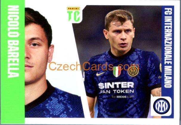 Nicolò Barella 2022 Panini Top Class Sticker #296