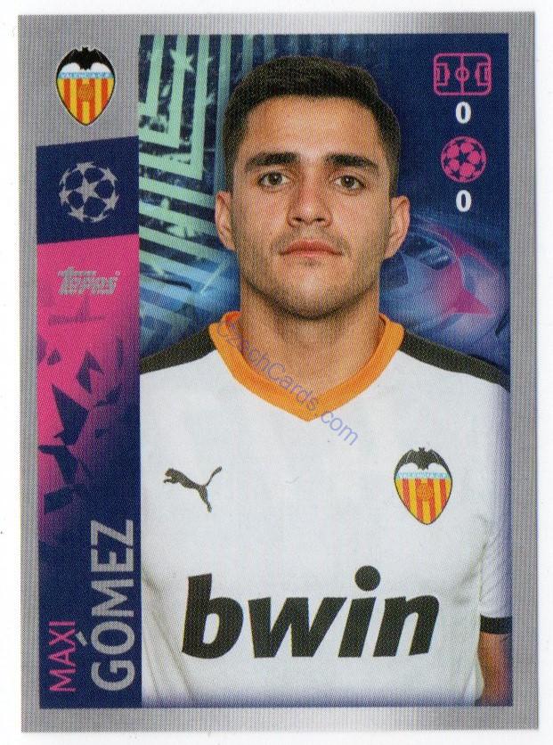 Maxi Gómez 2019/20 Topps sticker #477