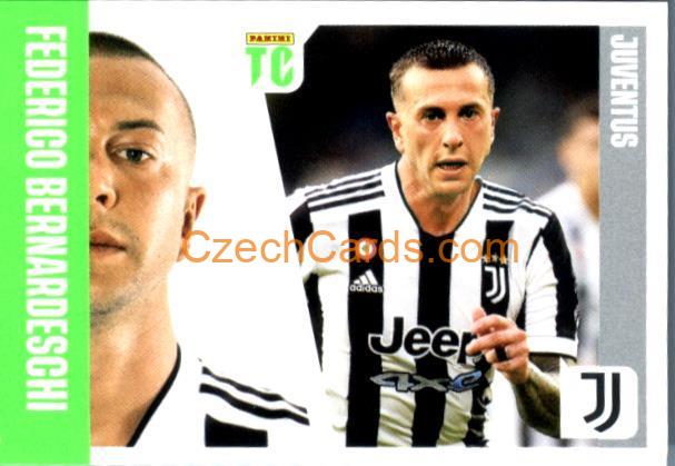 Federico Bernardeschi 2022 Panini Top Class Sticker #325