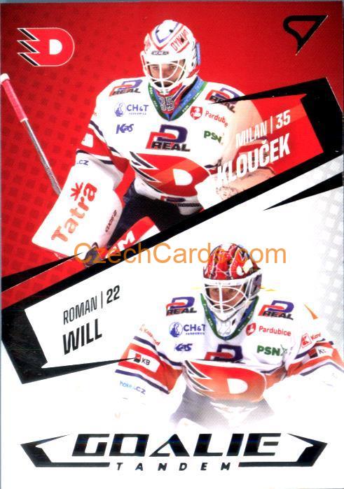 KLOUČEK, WILL 2023/24 SportZoo Tipsport ELH Goalie Tandem #GT-03